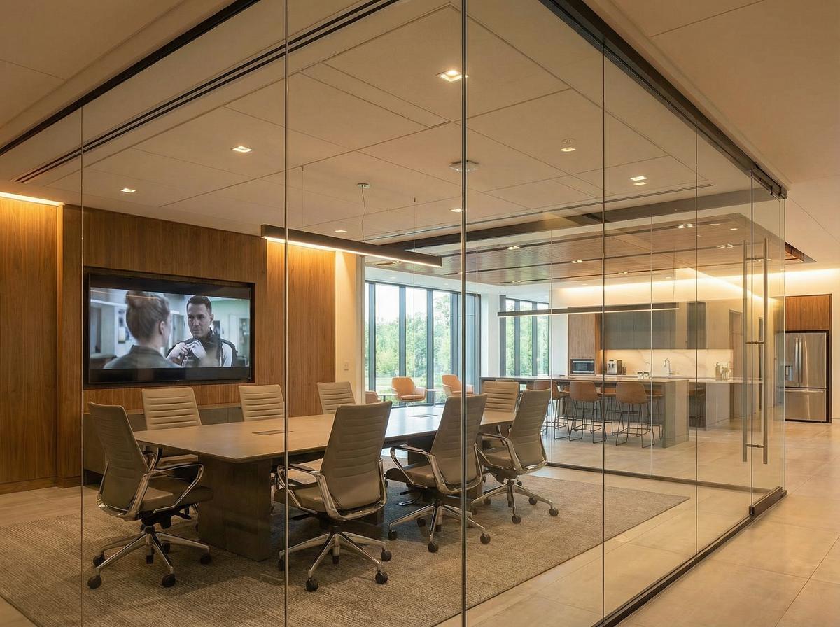 探花影视传媒公司办公环境